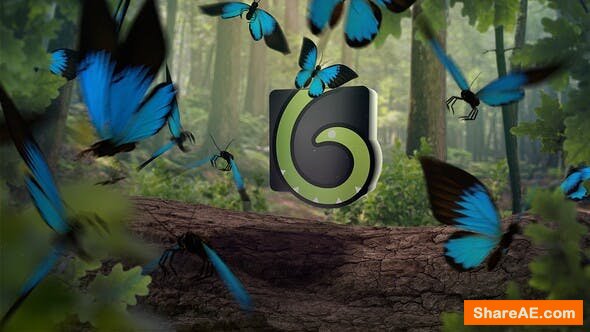 Videohive Butterfly Logo Opener 4K Videohive Butterfly Logo Opener 4K