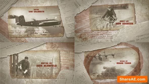 Videohive Cinematic History Opener Videohive Cinematic History Opener