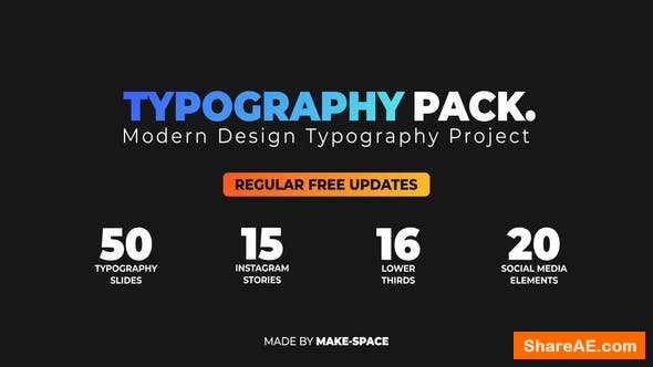 Videohive Typography Design Pack Videohive Typography Design Pack