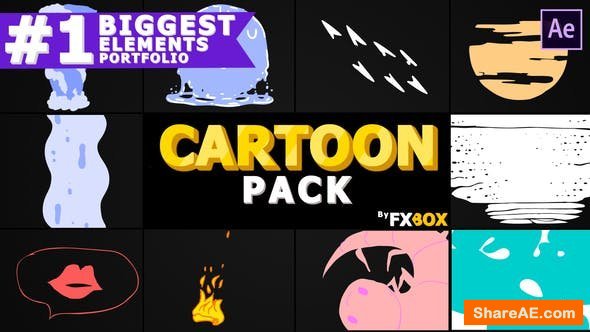 Videohive Cartoon Animated Elements | After Effects Videohive Cartoon Animated Elements | After Effects