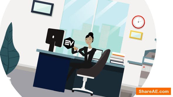 Videohive Character Business Logo reveal v.1 Videohive Character Business Logo reveal v.1