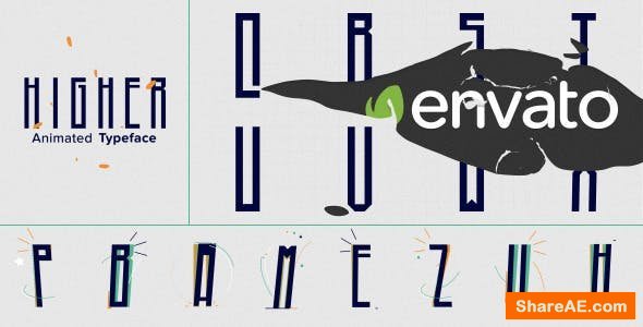 Videohive Higher Animated Typeface