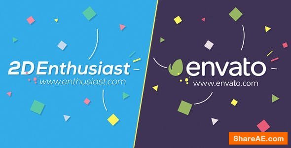 Videohive 2D Enthusiast Logo Videohive 2D Enthusiast Logo
