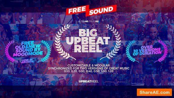 Videohive Big Upbeat Reel Videohive Big Upbeat Reel