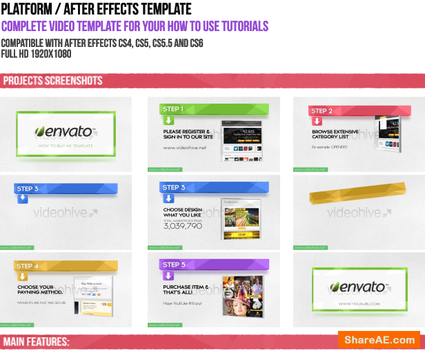 Videohive How To Use - Step by Step Guide Videohive How To Use - Step by Step Guide