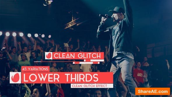 Videohive Clean Glitch - Lower Third Videohive Clean Glitch - Lower Third