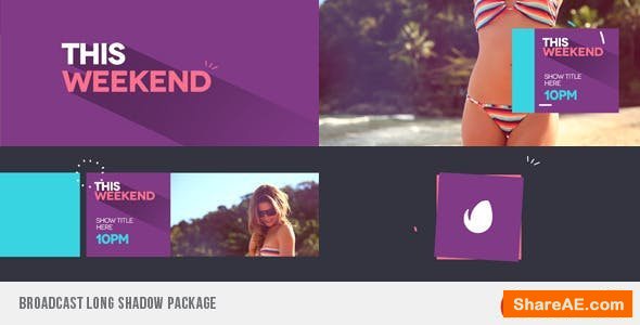 Videohive Broadcast Long Shadow Package Videohive Broadcast Long Shadow Package