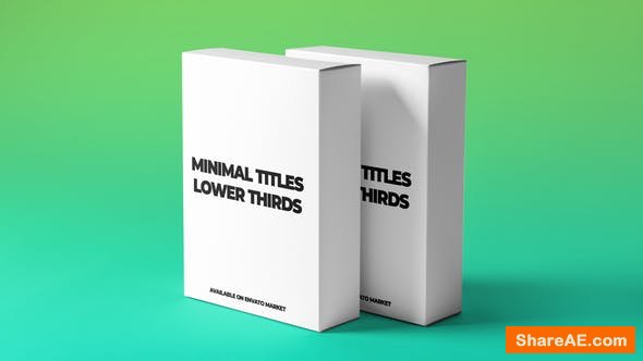 Videohive Minimal Titles and Lower Thirds 23069999 Videohive Minimal Titles and Lower Thirds 23069999