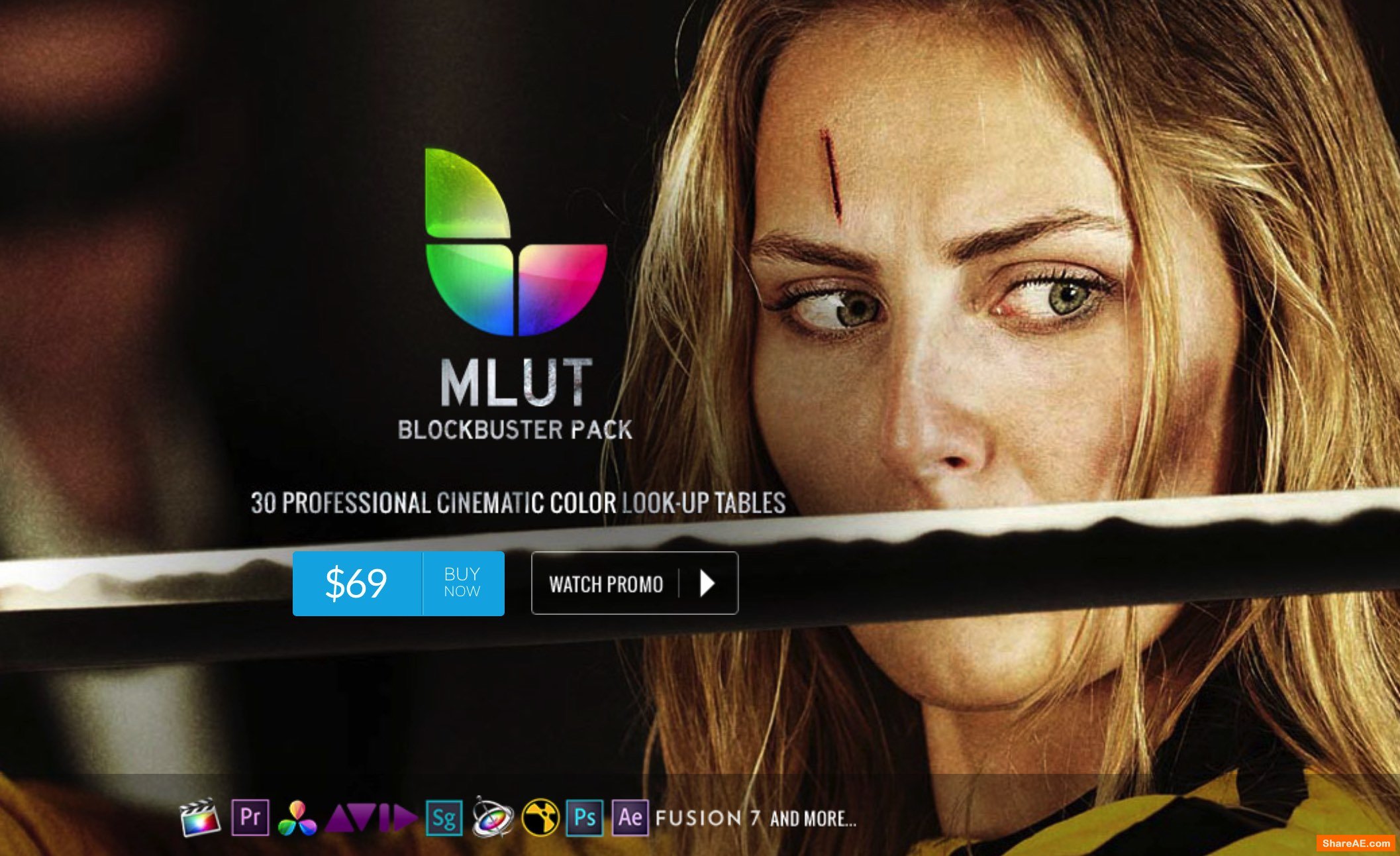 mLUT Blockbuster Pack - 30 Professional Cinematic Color Look-Up Tables - MotionVFX mLUT Blockbuster Pack - 30 Professional Cinematic Color Look-Up Tables - MotionVFX