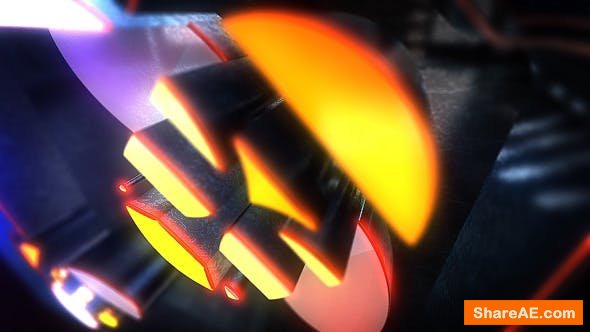Videohive Night Glow Logo Reveal