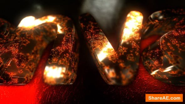 Videohive Fire Grunge Logo Reveal