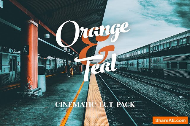 Orange and Teal LUTs Pack Orange and Teal LUTs Pack