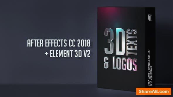 Videohive Stylish 3D Texts and Logos Videohive Stylish 3D Texts and Logos