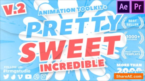 Videohive Pretty Sweet - 2D Animation Toolkit