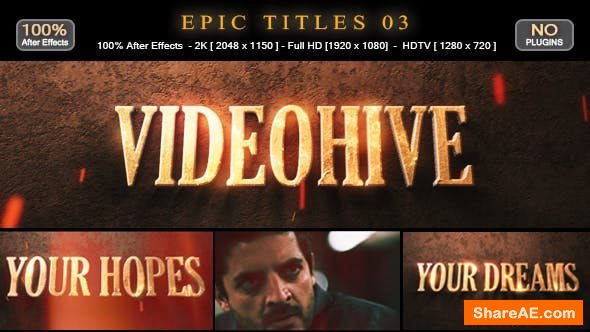 Videohive Epic Titles 03 Videohive Epic Titles 03