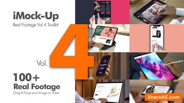 Videohive iMock-Up Real Footage Vol 4 Toolkit