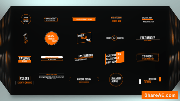Videohive  Just Titles