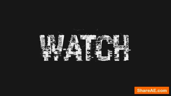 Videohive Digital Glitch Hack Videohive Digital Glitch Hack