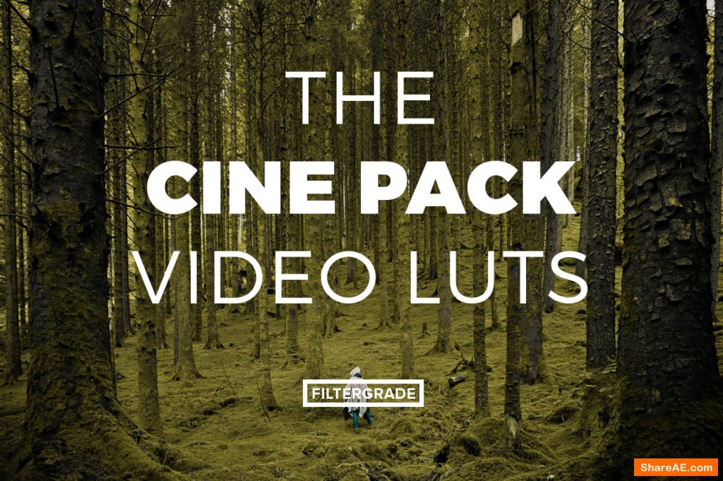 The Cine Pack Video LUTs The Cine Pack Video LUTs