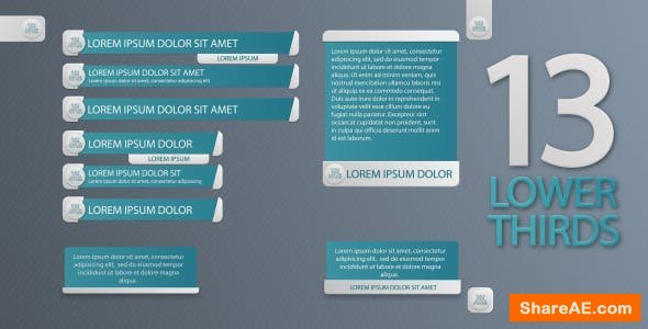Videohive Corporate Lower Thirds 7228916 Videohive Corporate Lower Thirds 7228916