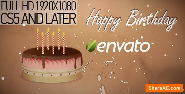 Videohive Happy Birthday 1715031 Videohive Happy Birthday 1715031