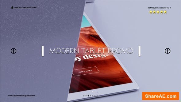 Videohive Modern Tablet Promo Videohive Modern Tablet Promo