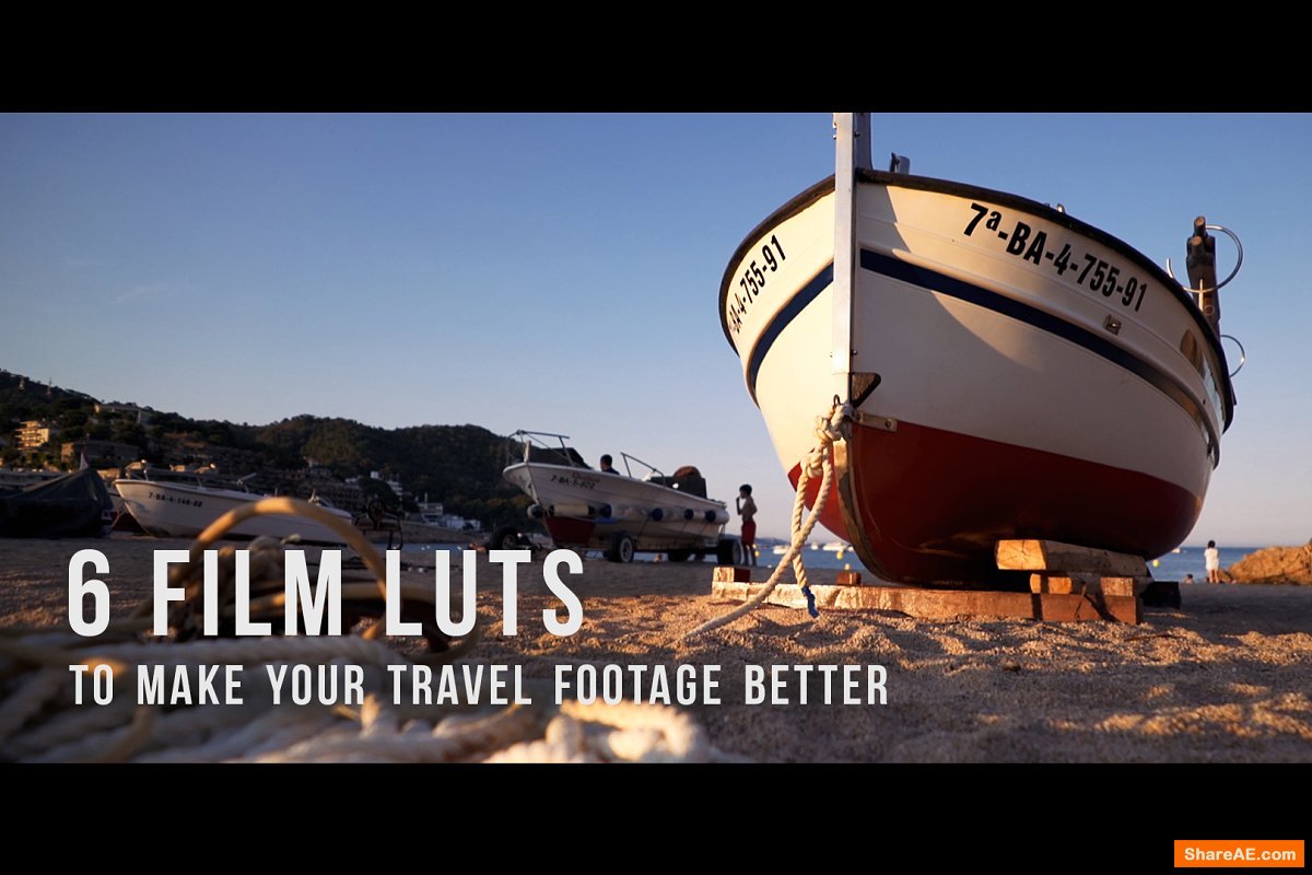 6 Film LUTs for travel video 6 Film LUTs for travel video