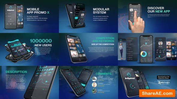 Videohive App Promo Kit X Videohive App Promo Kit X
