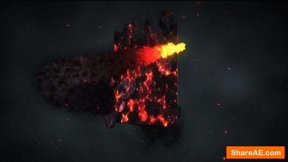 Videohive Fire Spin Logo