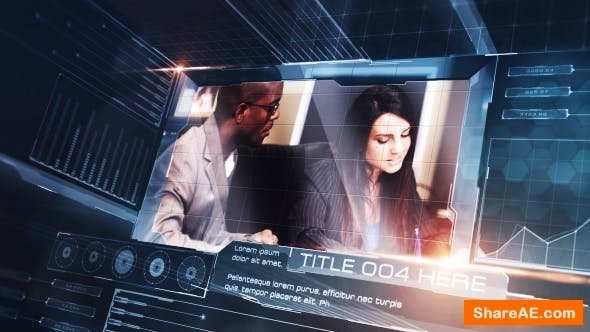 Videohive High Tech HUD Slides