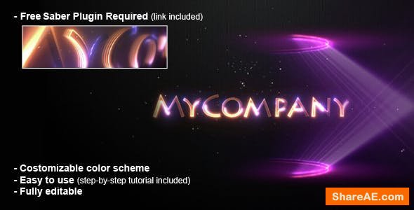 Videohive Lights Logo Videohive Lights Logo