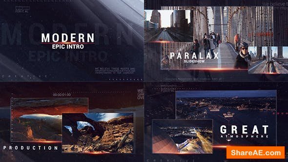 Videohive Modern Epic Intro Videohive Modern Epic Intro