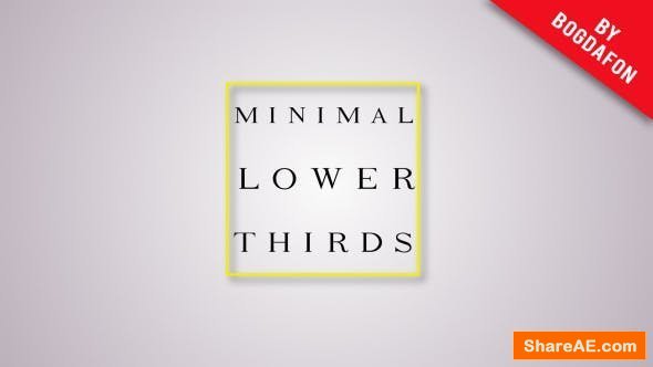Videohive Clean Minimal Lower Thirds 15951762 Videohive Clean Minimal Lower Thirds 15951762