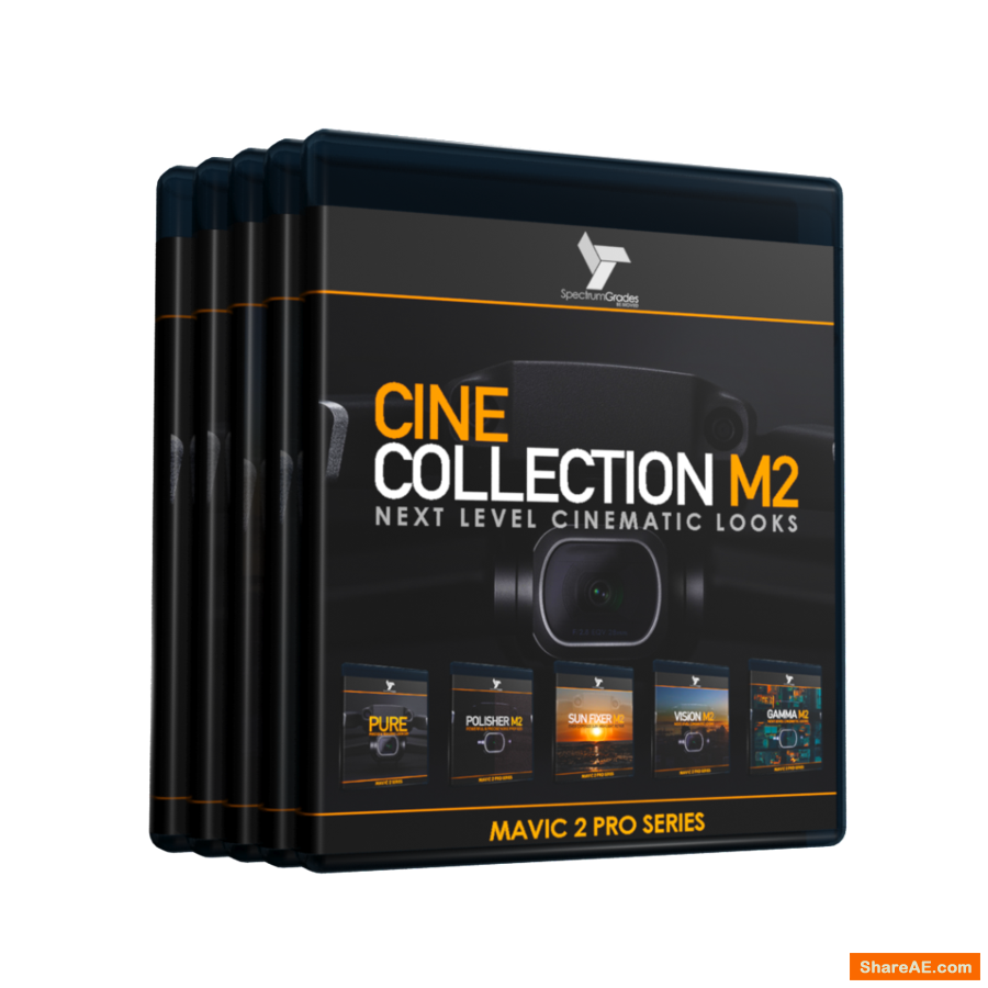 CINE COLLECTION M2 - DJI MAVIC 2 PRO LUTS & TOOLS SET - GAMMA M2, VISION M2, PURE, SUN FIXER, POLISHER M2 - Spectrum Grades CINE COLLECTION M2 - DJI MAVIC 2 PRO LUTS & TOOLS SET - GAMMA M2, VISION M2, PURE, SUN FIXER, POLISHER M2 - Spectrum Grades