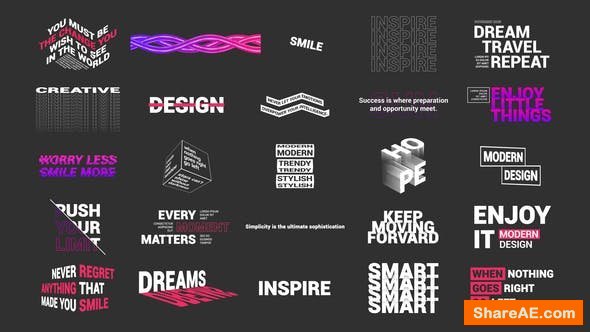 Videohive Modern Titles 24536504 Videohive Modern Titles 24536504