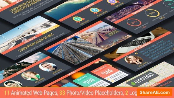 Videohive Parallax Website Presentation Videohive Parallax Website Presentation