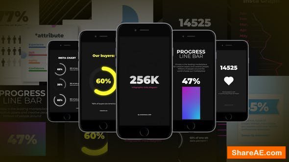 Videohive Instagram Infographics Videohive Instagram Infographics