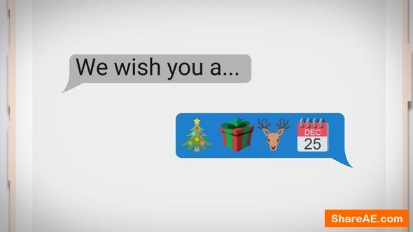 Videohive Text Messaging Holiday Greeting Videohive Text Messaging Holiday Greeting