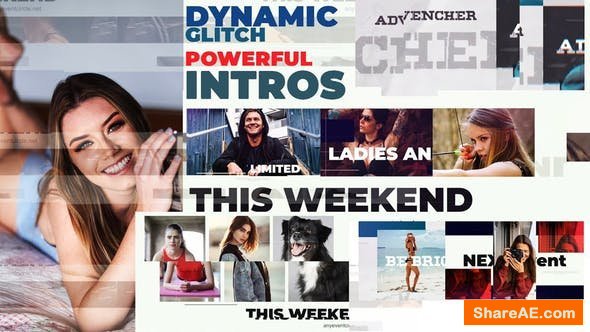 Videohive Dynamic glitch powerful intros Videohive Dynamic glitch powerful intros
