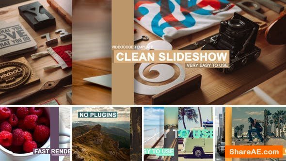 Videohive Clean Slideshow 9752463 Videohive Clean Slideshow 9752463
