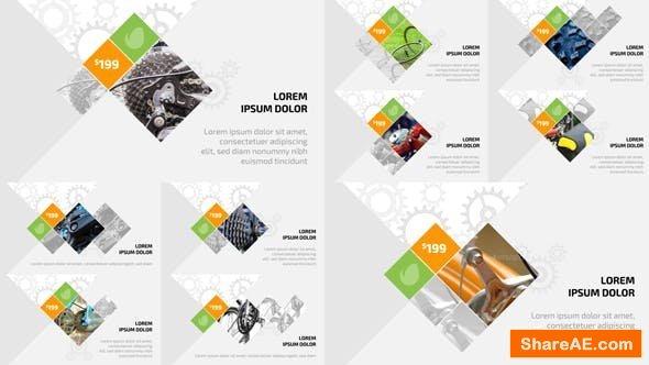 Videohive Mechanical Parts Showcase Videohive Mechanical Parts Showcase