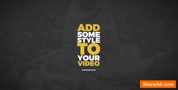 Videohive Typography Collection