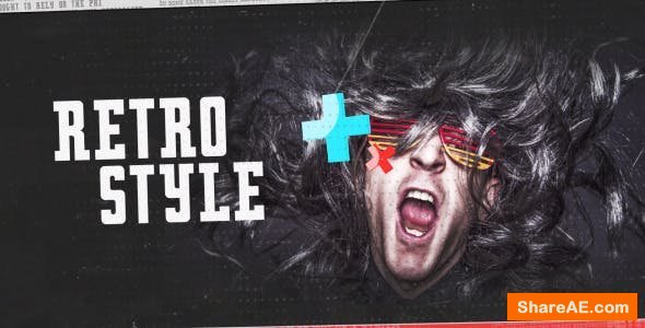 Videohive Fast Retro Style Opener