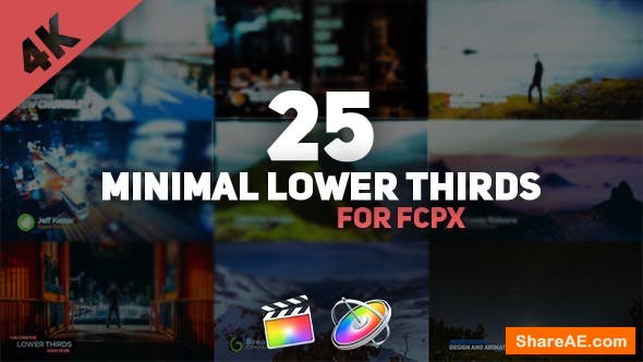 Videohive FCPX Minimal Lower Thirds Pack - Final Cut Pro Videohive FCPX Minimal Lower Thirds Pack - Final Cut Pro