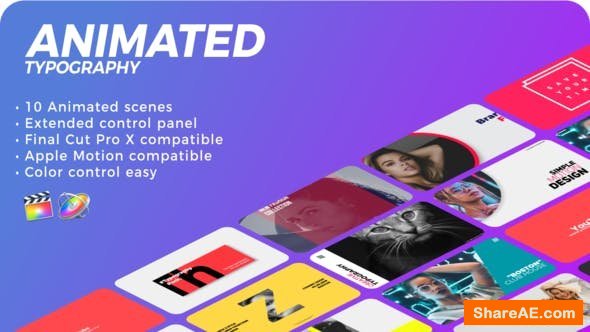 Videohive Animated Typography | FCPX or Apple Motion - Final Cut Pro Videohive Animated Typography | FCPX or Apple Motion - Final Cut Pro