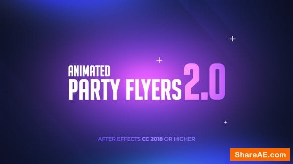 Videohive Animated Party Flyers 2.0 Videohive Animated Party Flyers 2.0