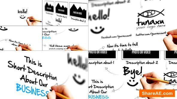 Videohive Sketch Presentation Videohive Sketch Presentation