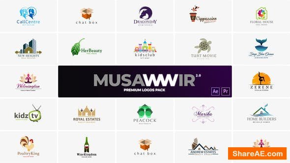 Videohive Premium Logos Pack Videohive Premium Logos Pack