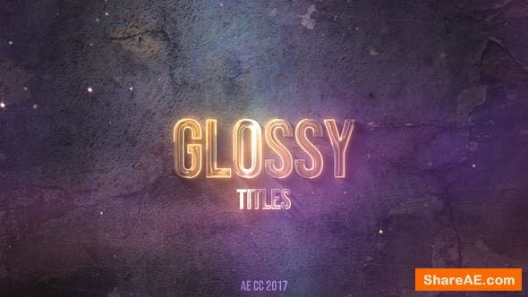 Videohive Glossy Neon Titles