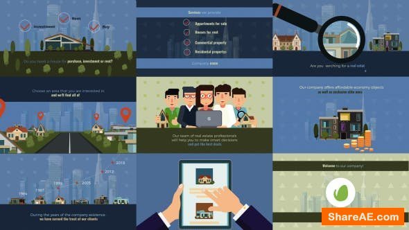 Videohive Real Estate Company Animated Promo